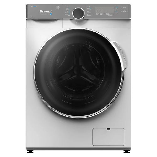 Brandt WFB406QWA 10kg Front Load Washing Machine - Energy Efficient, Quiet Operation for Apartments & Small Homes - Perfect for Laundry Rooms & Compact Spaces