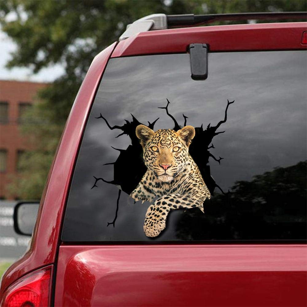 Realistic Leopard Car & Wall Decals Stickers - 12