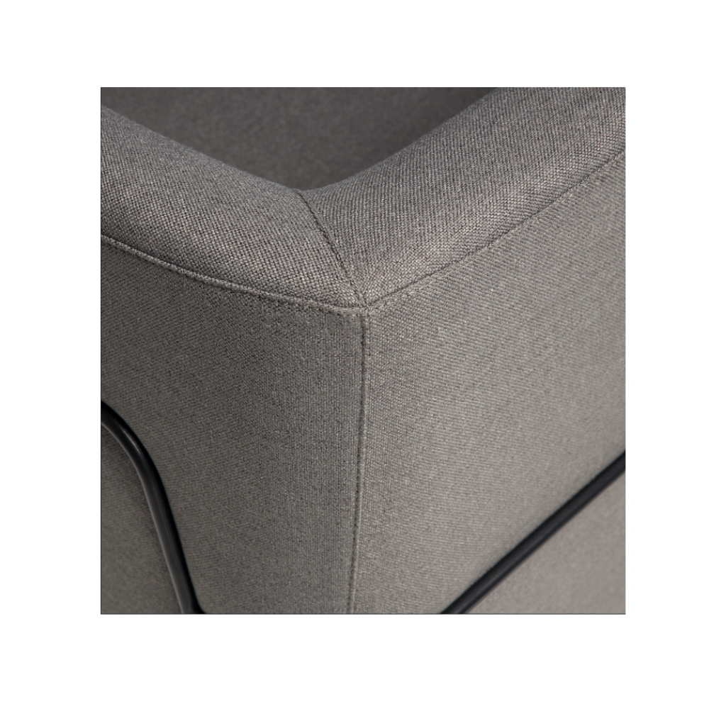 Maxwell 1-Seater Modern Accent Chair - Stylish Living Room Furniture for Small Spaces, Home Office & Reading Nook