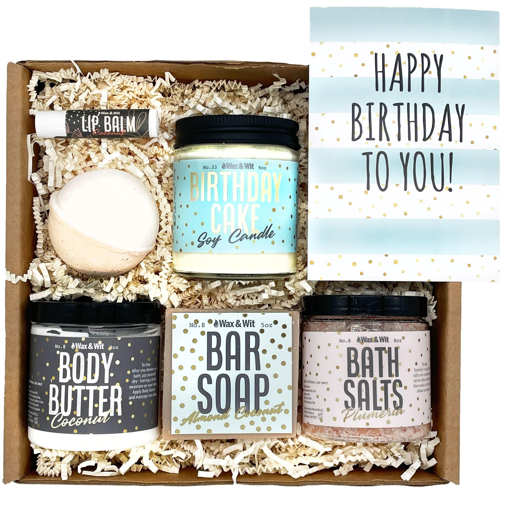 Best Friend Birthday Gifts for Women - Unique 7-Piece Gift Set for Sister & Friends | Thoughtful Birthday Gift Basket for Women | Perfect for Birthdays, Anniversaries & Special Occasions