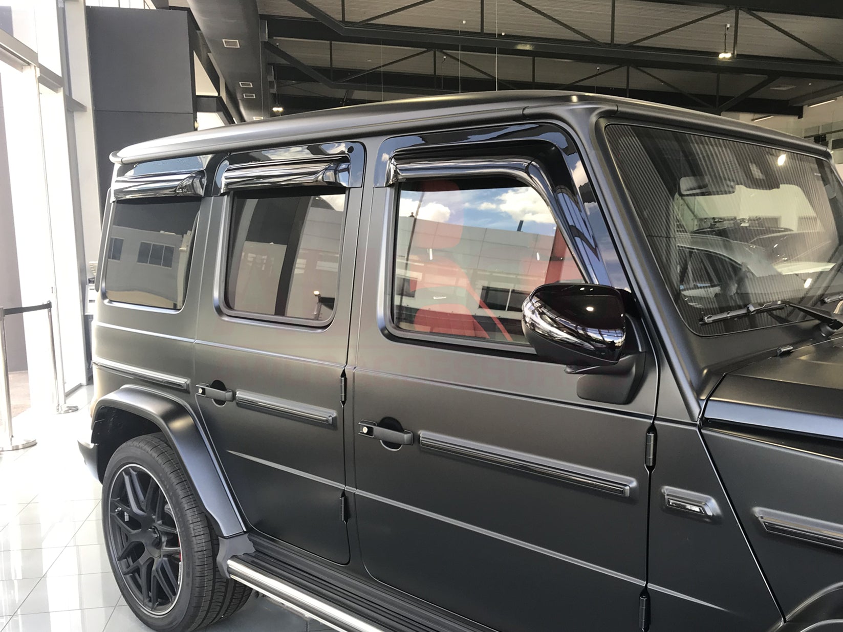 Weather Shields for Mercedes Benz G Class 2018-2023 | Wide Design Car Window Rain Guards | Perfect for Off-Roading & All-Weather Protection