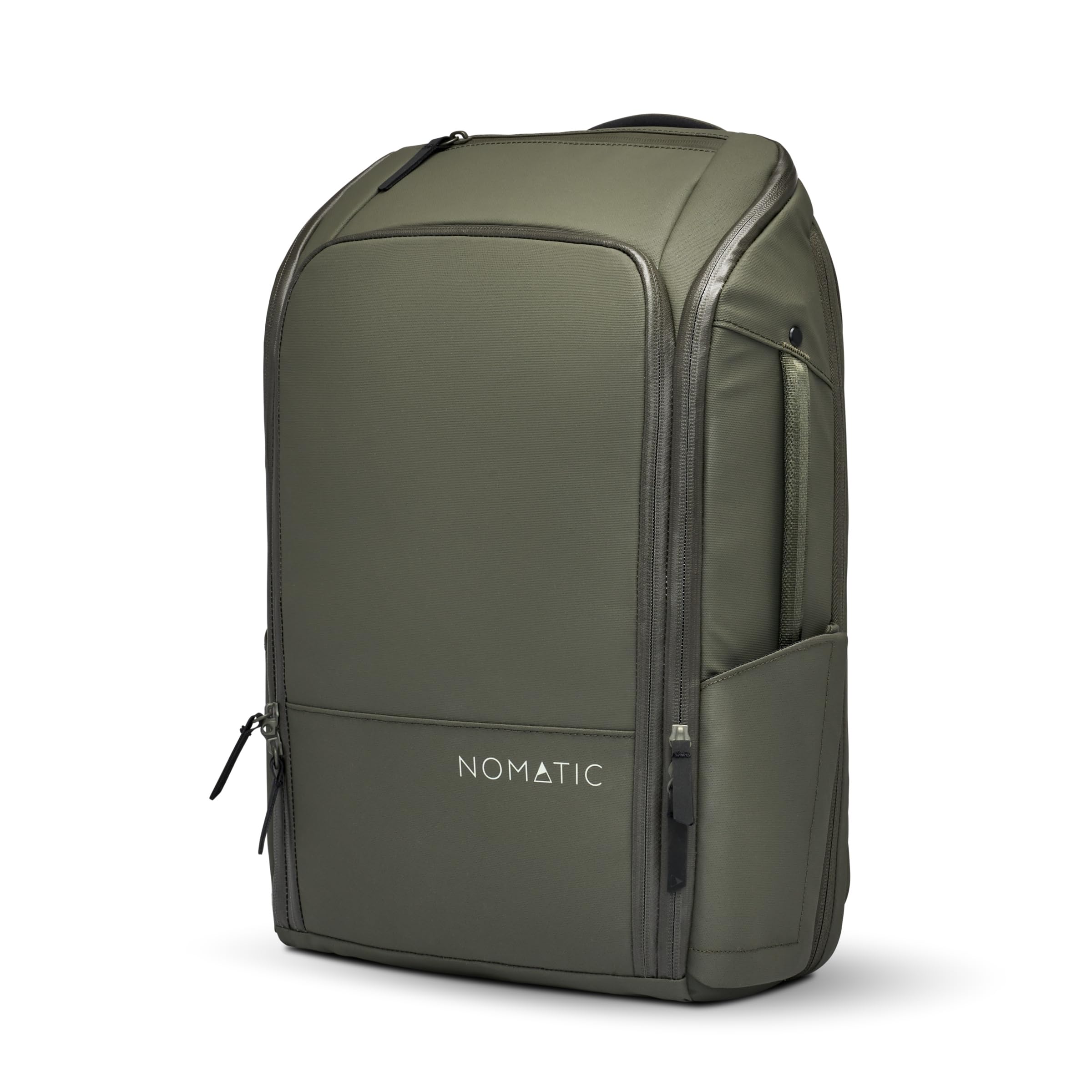 NOMATIC 14L Water Resistant Anti-Theft Laptop Backpack - Expandable Olive Computer Bag for Work, Travel & Daily Commute - Durable & Stylish Backpack for Professionals & Students