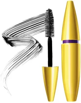 Waterproof Mascara with Eyelash Enhancing Formula - 1 Pack | Long-Lasting, Smudge-Proof for All-Day Wear | Perfect for Swimming, Workouts & Special Occasions