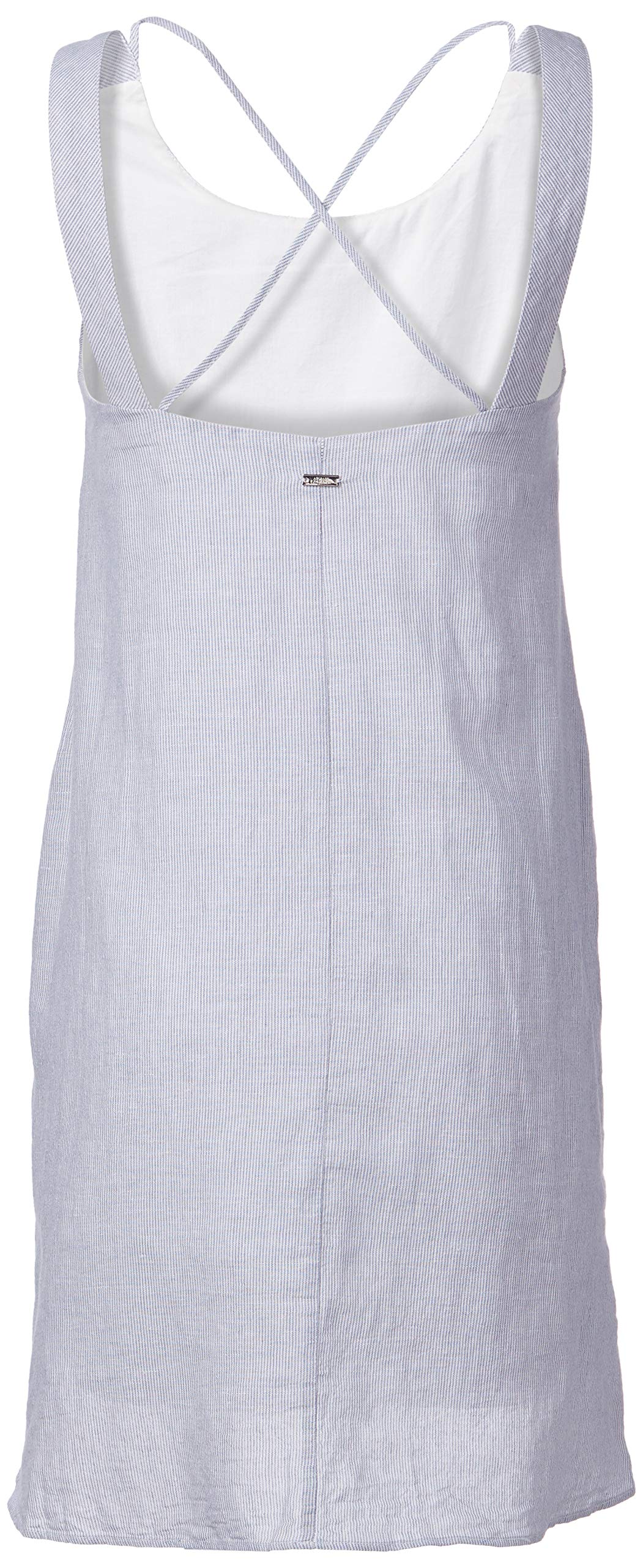 **Armani Exchange Women's Sleeveless Linen Striped Dress – Breathable & Stylish for Summer, Casual Outings & Beach Wear**