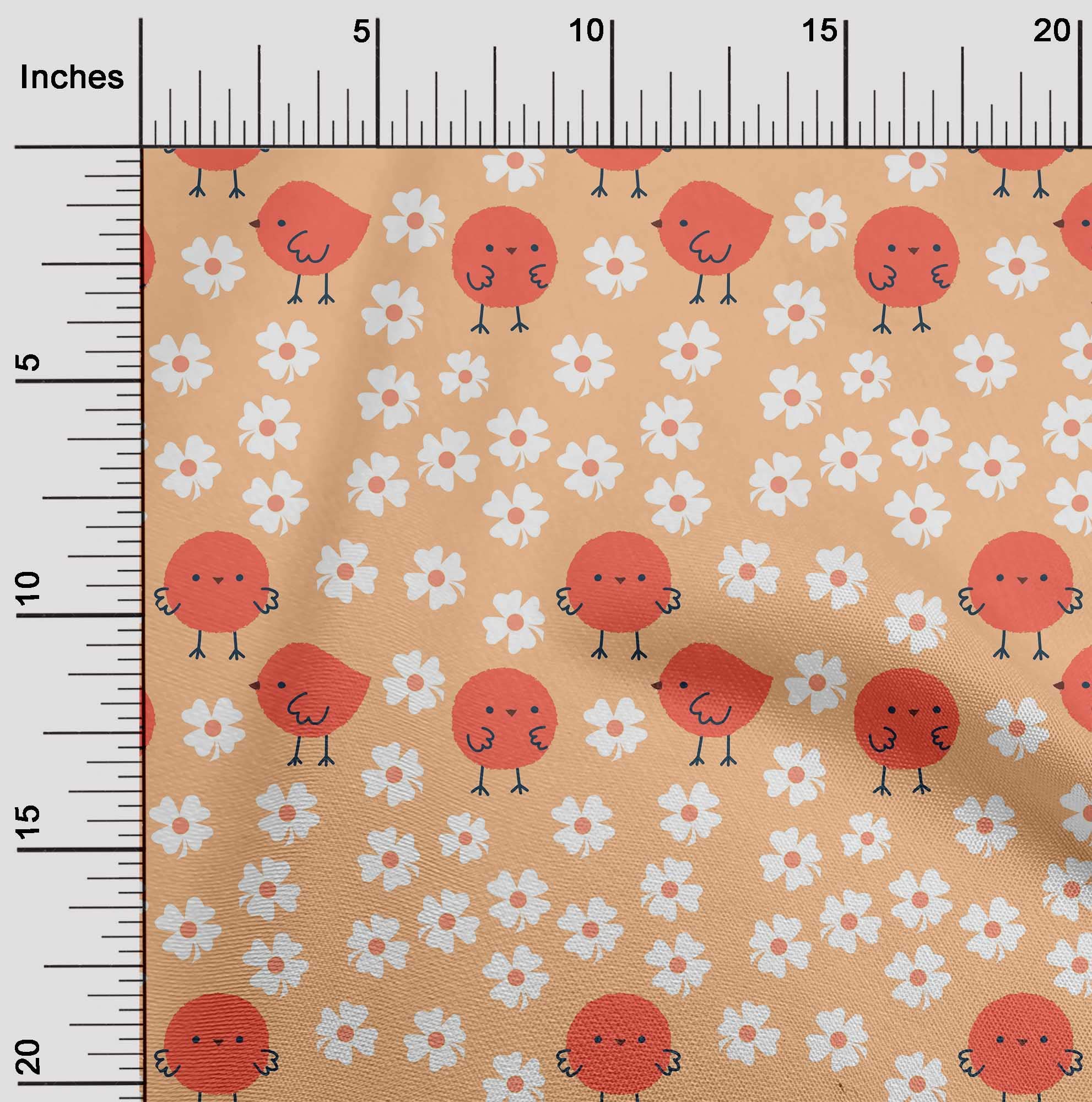 oneOone Viscose Jersey Light Brown Fabric for Kids - 60 Inch Wide Printed DIY Sewing Material by The Yard | Perfect for Children's Clothing, Crafts & Home Decor Projects