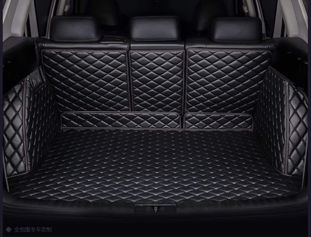 3D Full Coverage All Weather Waterproof Custom Fit Car Cargo Liner Trunk Mat Tray for Land Rover Range Rover Sport 2006-2009 - Black with Black Stitching | Durable Protection for Pets, Spills & Outdoor Gear