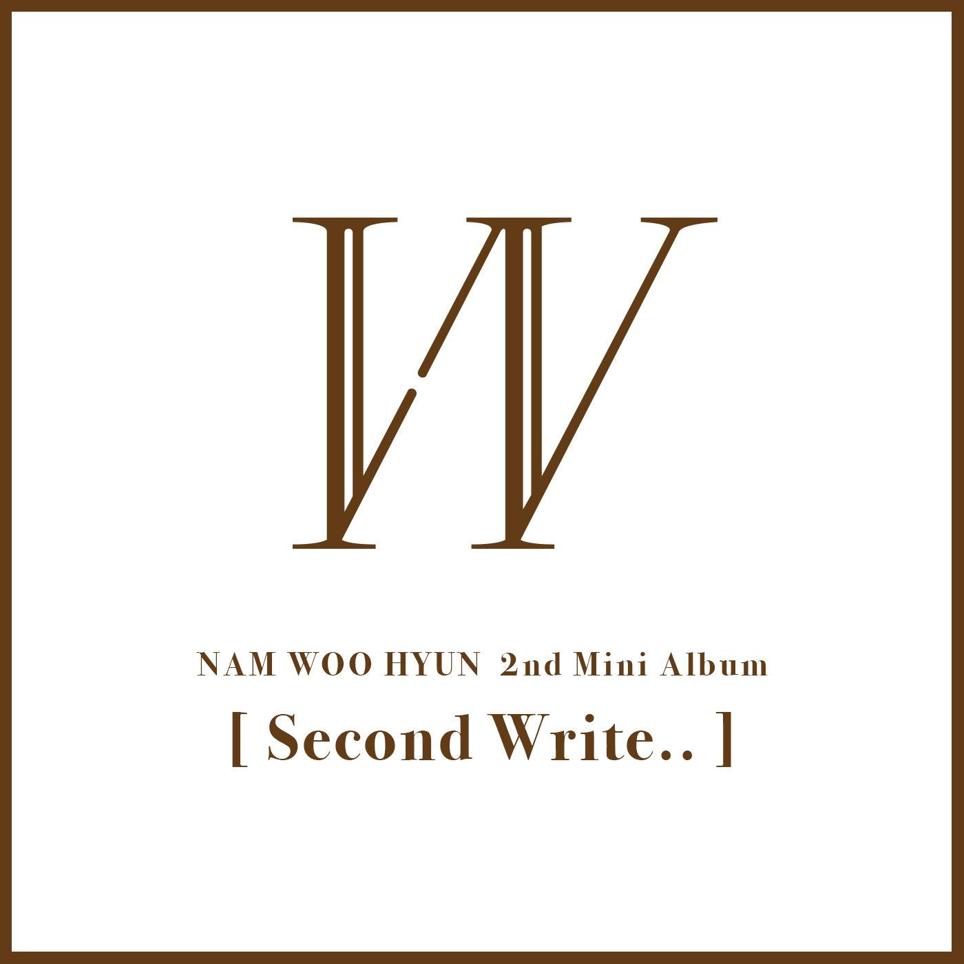 NAM WOOHYUN (INFINITE) 2nd Mini Album 'SECOND WRITE..' - Kpop Album CD + Photobook - Perfect for Kpop Collectors and INFINITE Fans