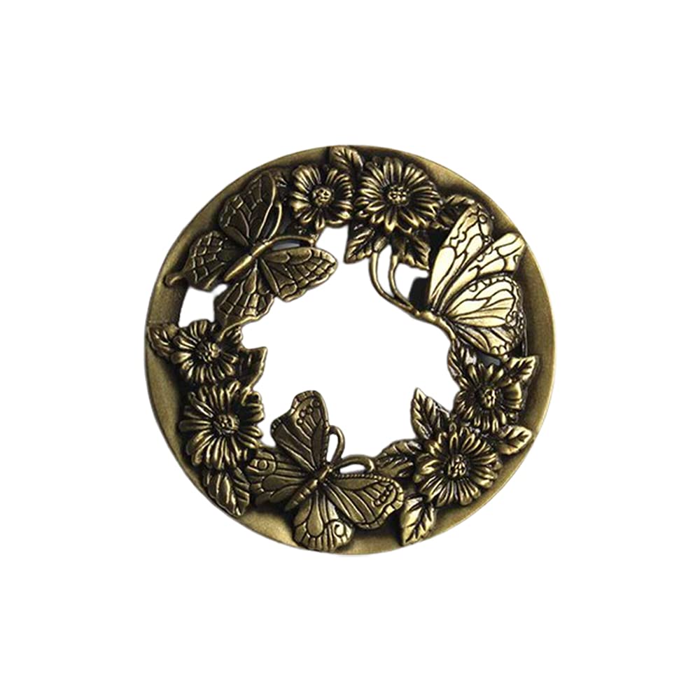 Vintage Metal Candle Topper Lids - 2.8