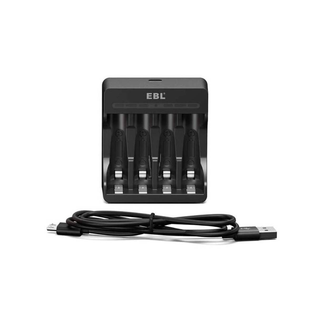 EBL Smart Lithium Battery Charger for 1.5V AA AAA Li-ion Rechargeable Batteries - Fast Charging for Cameras, Toys, Flashlights & More
