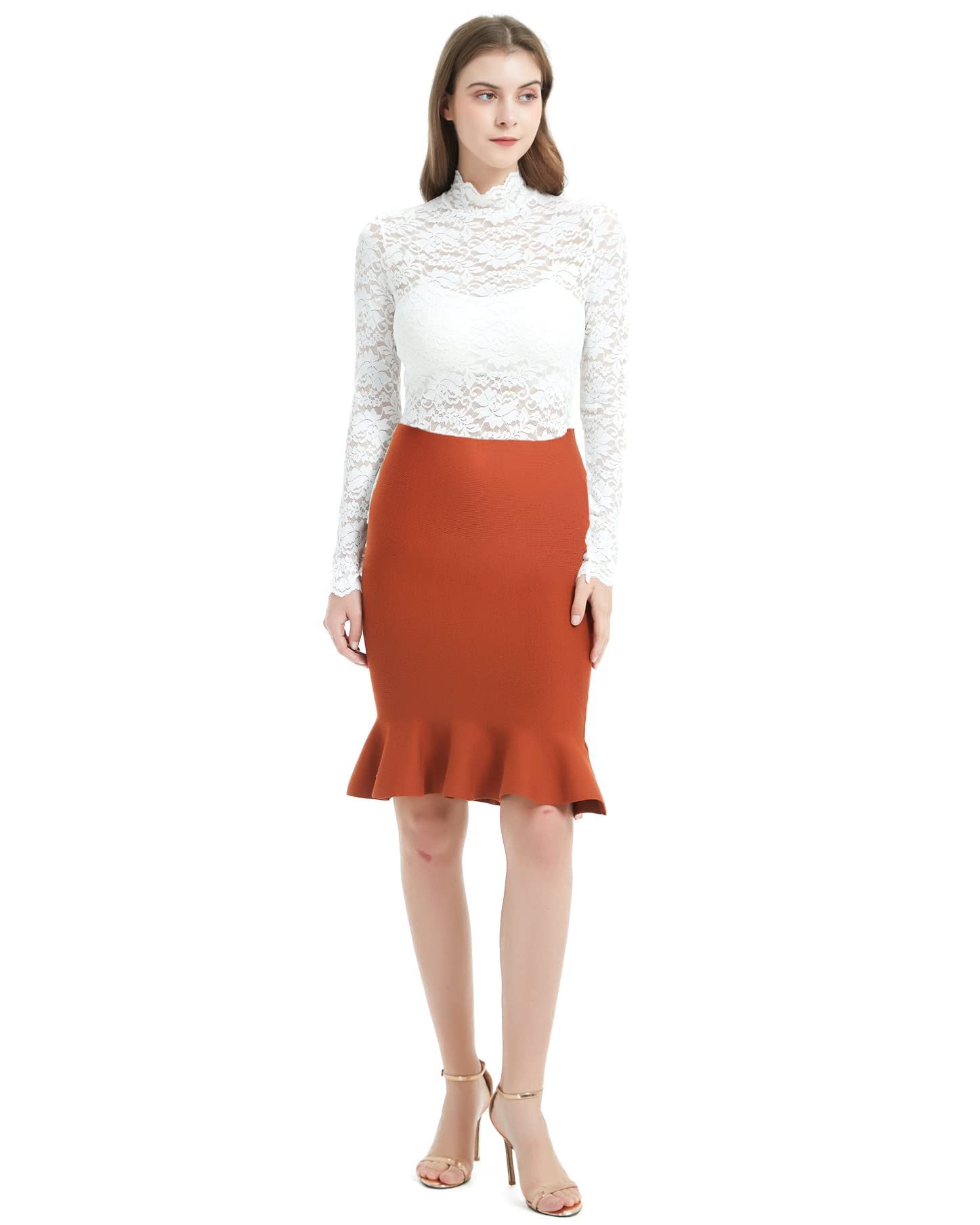 Floral Lace Long Sleeve Top with Camisole - Women's Plus Size Summer Blouse for Casual & Dressy Occasions | Perfect for Date Nights, Office Wear & Special Events