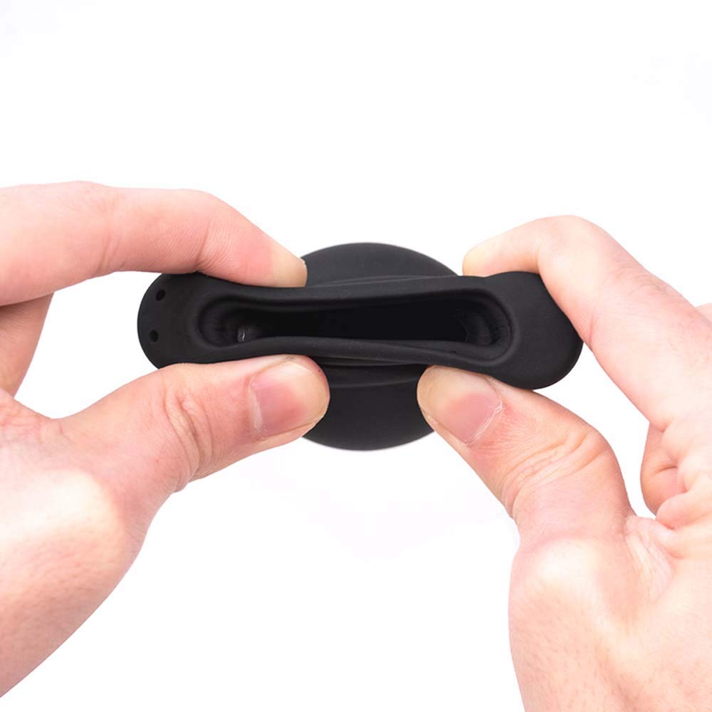 WALY-SEXME Electric Penis Stimulator - Soft Silicone Gland Sleeve with Electro Shock for Male Enhancement, E-Stim Training & Pleasure | Erotic Massager for Men, Masturbation Aid & Sensual Play