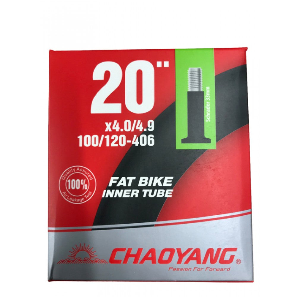 Chaoyang Fat Bike Inner Tube 20x4.0-4.9 - Heavy Duty Bicycle Tire Tube for Fat Tire Bikes - Perfect for Snow, Sand & Off-Road Adventures