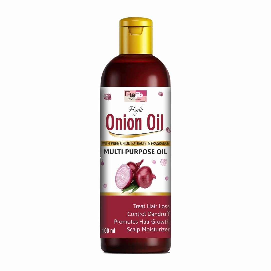 Natural Onion Oil for Hair Growth & Hair Loss Prevention - Stimulates Scalp & Strengthens Hair - Perfect for Daily Hair Care & Thinning Hair Treatment