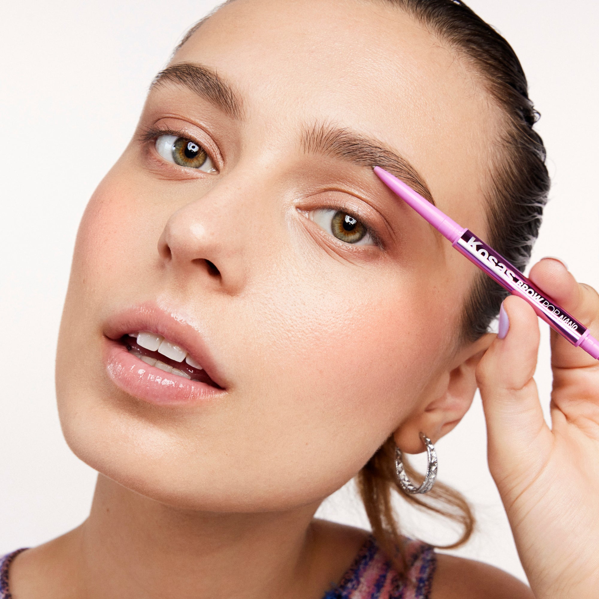Brow Pop Nano Ultra Fine Detailing Pencil - Natural Looking Eyebrow Pencil for Precise Hair Strokes & Defined Brows - Perfect for Everyday Makeup & Professional Use