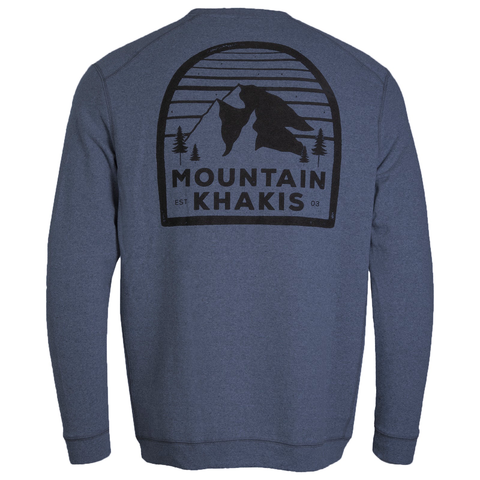Mountain Khakis Logo Crew Neck T-Shirt for Men - Comfortable Cotton Casual Tee for Outdoor Hiking, Camping & Daily Wear