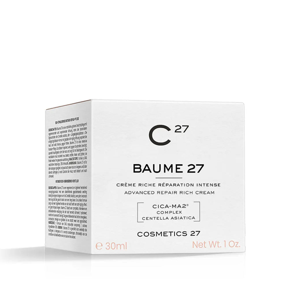 Baume 27 Advanced Formula Skin Care Cream - Hydrating & Anti-Aging Face Moisturizer for Dry & Sensitive Skin | Perfect for Night Routine & Daily Use