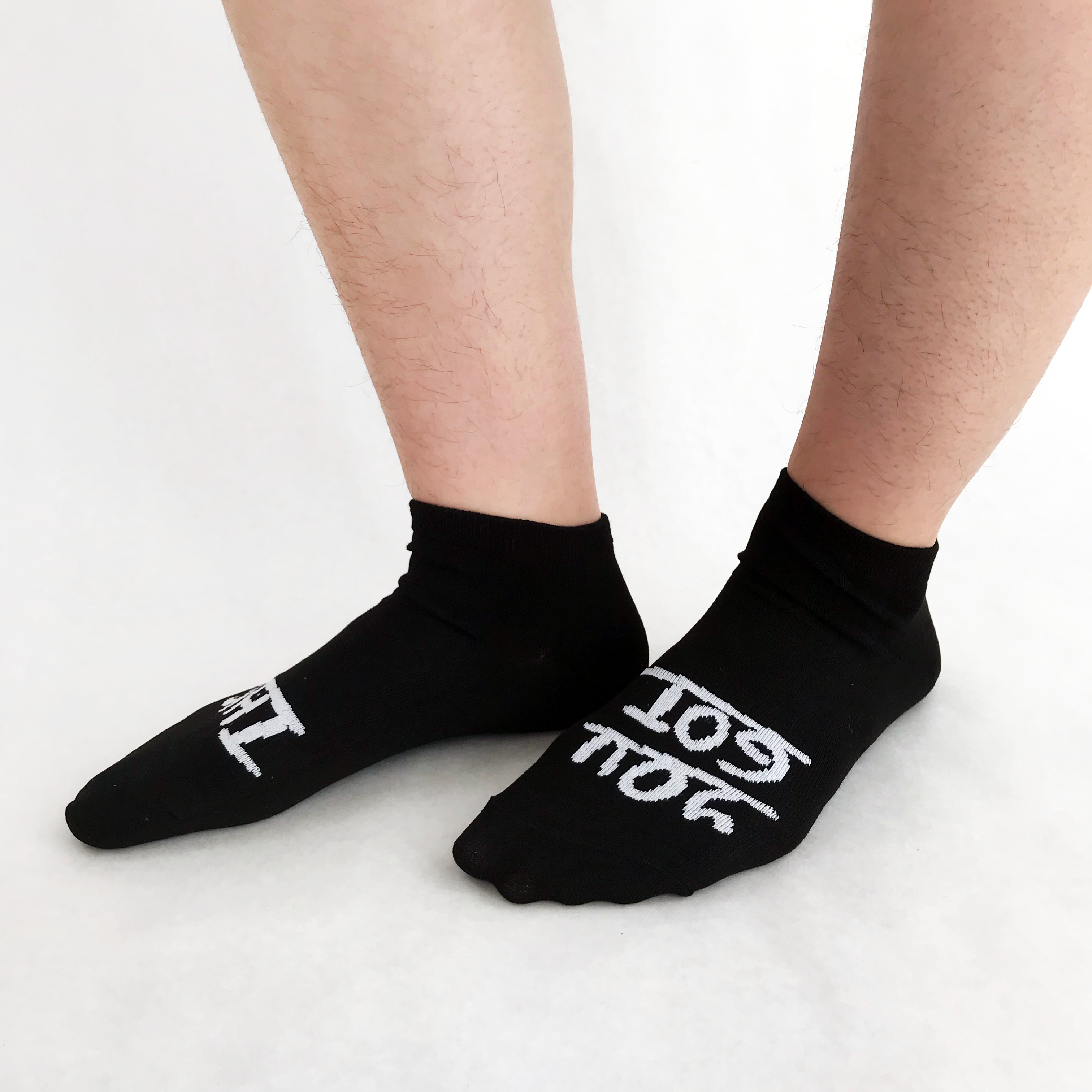 You Got This Motivational Socks - Black Inspirational Athletic Socks for Running, Workouts & Daily Wear - Comfortable & Durable Performance Socks
