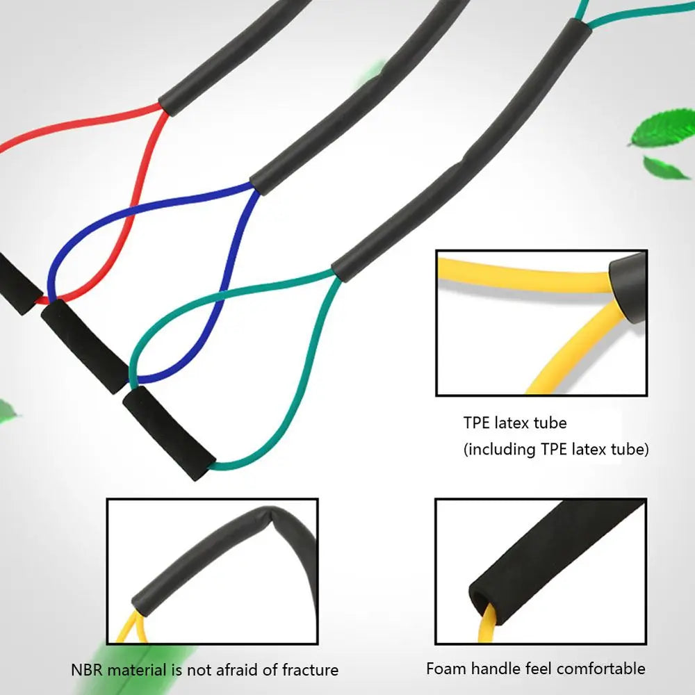 MMA Shadow Boxing Resistance Band - Speed Training Pull Rope for Thai Boxing & Kickboxing - Durable Rubber Exercise Bands for Home Gym, Martial Arts & Fitness Training