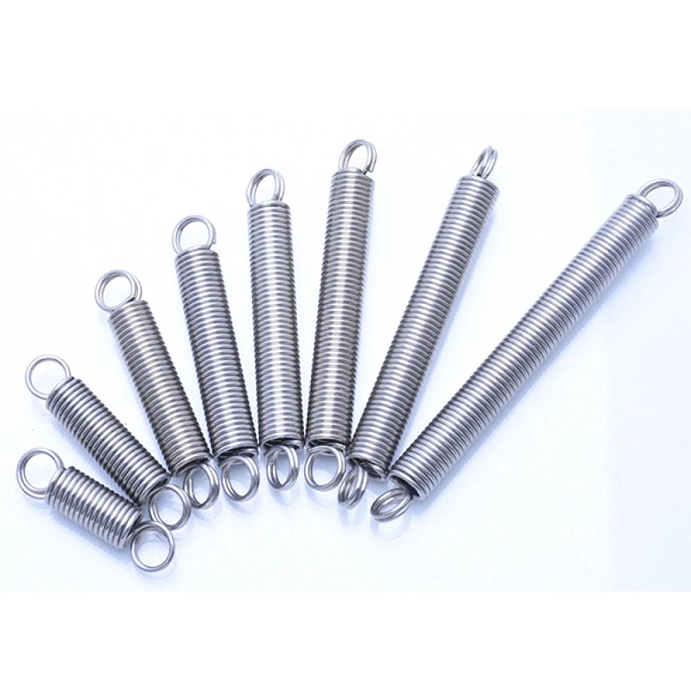 High-Quality 0.5mm Wire Diameter Torsion Spring Ring Hook Extension Spring - 4mm Outer Diameter, 220mm Length (1Pcs) for Garage Doors, Industrial Machinery, and DIY Projects