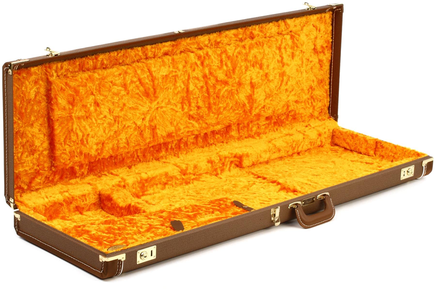 Fender G&G Deluxe Hardshell Electric Bass Case for Jazz Bass - Durable Protection for Travel & Gigging Musicians