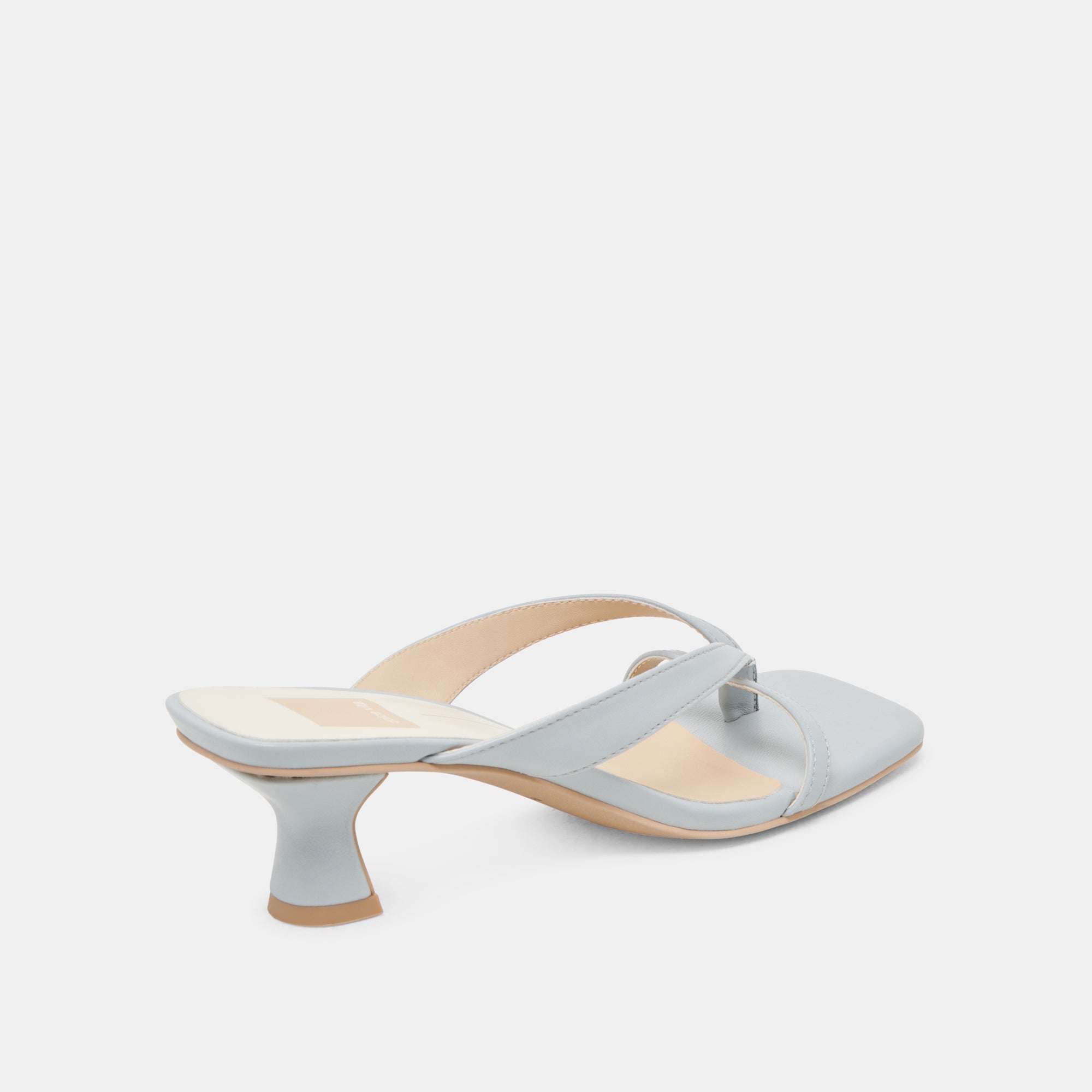 BREVEL Women's Light Blue Leather Heels - Stylish & Comfortable High Heels for Parties, Weddings & Evening Events