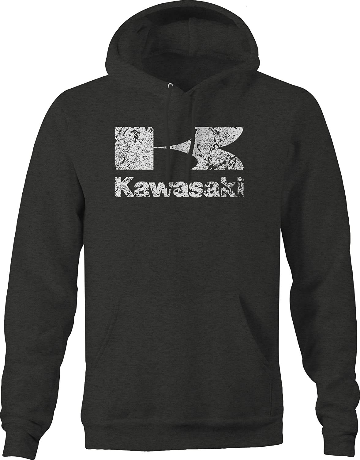 Kawasaki Men's Motorcycle Hoodie - Stylish Biker Jacket for Riding & Casual Wear - Perfect for Motorcycle Enthusiasts & Street Fashion