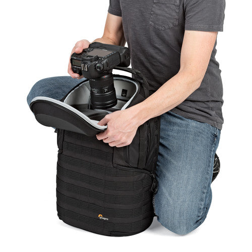 Lowepro ProTactic BP 350 AW II Camera Backpack - Waterproof DSLR Bag for Photographers with Tripod Holder - Perfect for Travel, Hiking & Outdoor Photography (Black)