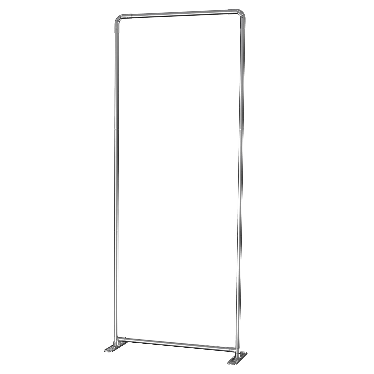 TANG Indoor Outdoor Privacy Divider Stand - 2.5'x3' Stable Base Backdrop Banner Sign Holder Frame for Events, Trade Shows & Home Decor