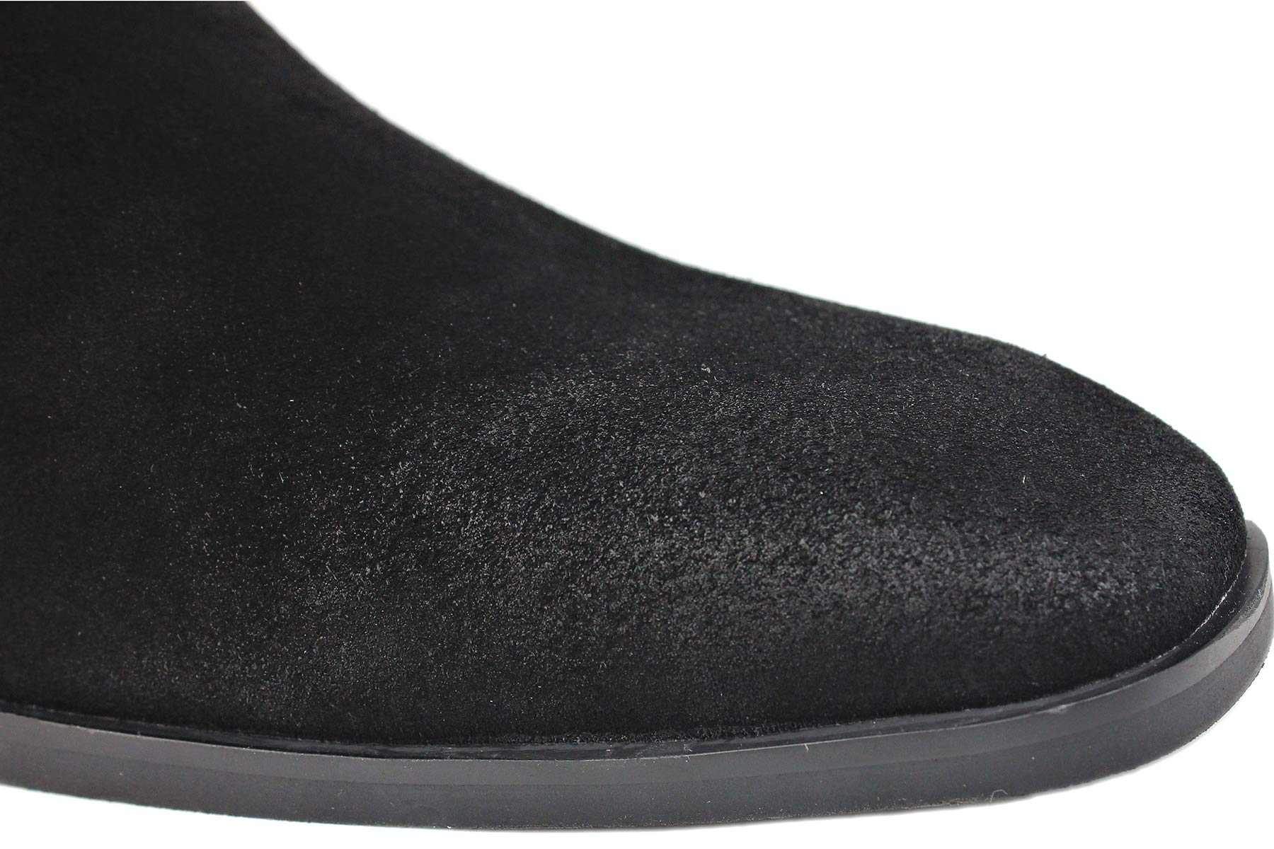 Men's Casual Chelsea Combat Ankle Boots with Heels & Zipper - Black JY002 | Stylish Chukka Boots for Everyday Wear, Night Out & Office Fashion