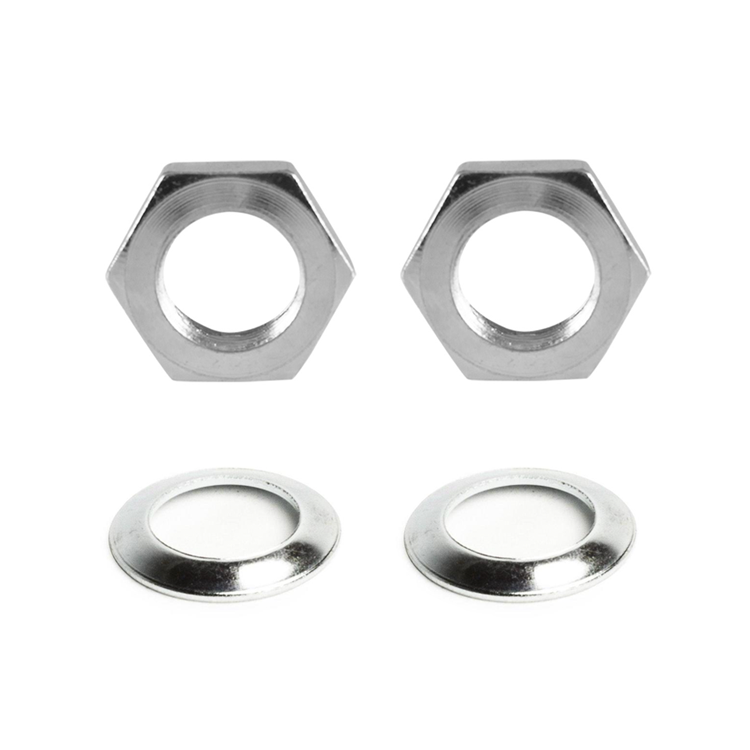 High-Quality Toe Stop Nuts and Washers for Roller Skates - Durable Replacement Parts for Skate Maintenance & Performance