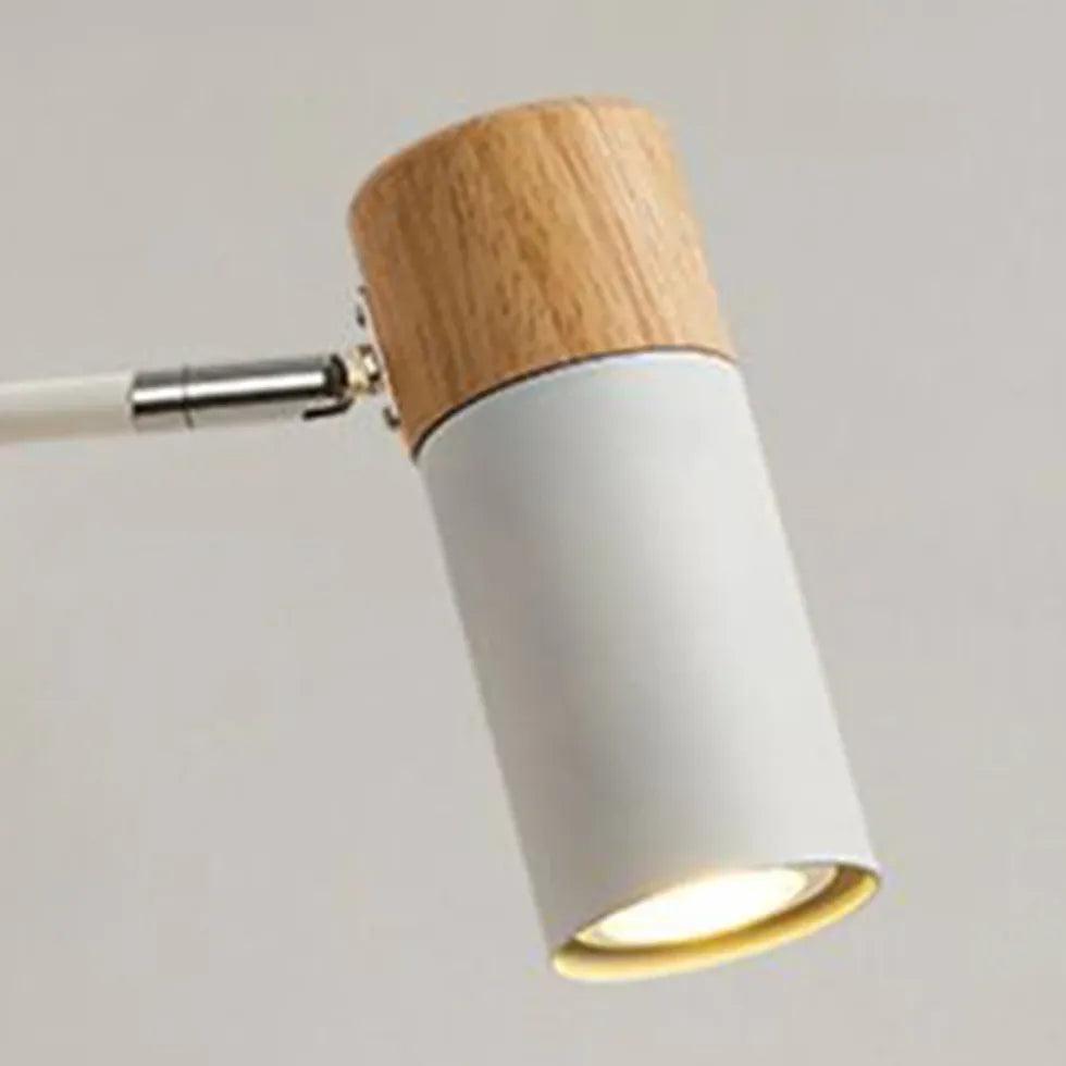 White Swing Arm Wall Mounted Bedside Lamp - Adjustable Reading Light for Bedroom, Study & Office - Perfect for Night Reading, Working & Relaxing