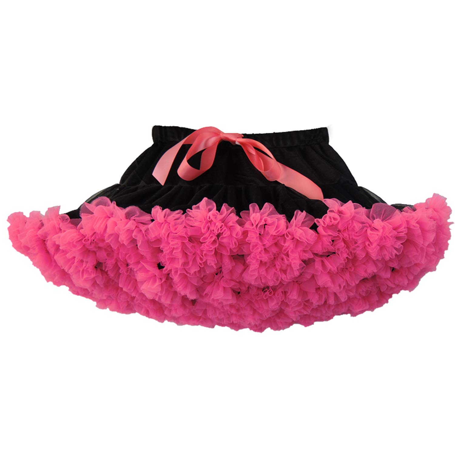 Baby Girl's Tiered Tulle Pleated Tutu Skirt - Princess Dance Pettiskirt for Toddlers & Infants | Perfect for Ballet Recitals, Birthday Parties & Photo Shoots