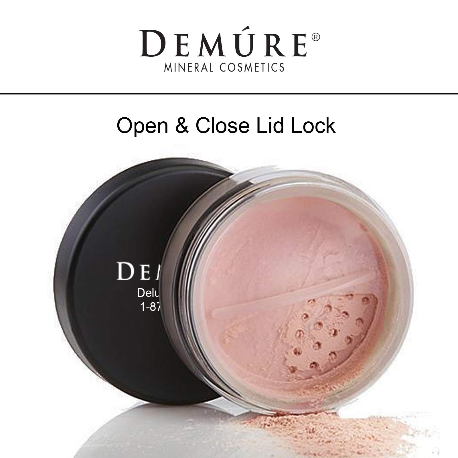 Demure Mocha Rose Mineral Blush - Natural Loose Powder Makeup, Cruelty-Free & Professional Grade | Perfect for Everyday Wear & Special Occasions