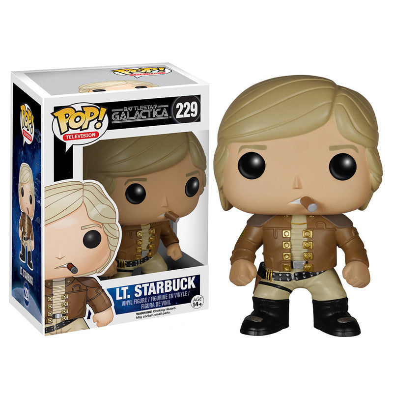 Battlestar Galactica Pop! Vinyl Figure - Lieutenant Starbuck Collectible [229] | Sci-Fi TV Show Merchandise for Display & Gifts