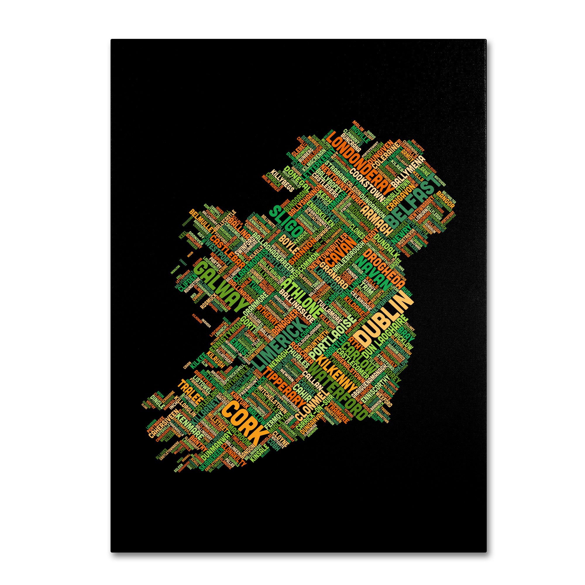 Ireland IV by Michael Tompsett - 30x47 Inch Canvas Wall Art Print, Modern Landscape Painting for Living Room, Bedroom & Office Decor