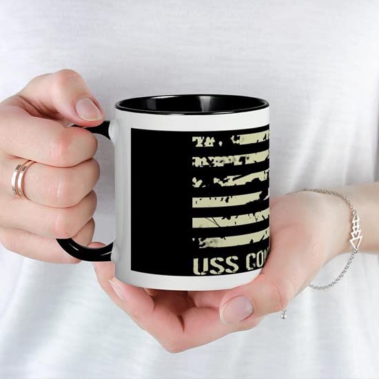 USS Constitution 11 oz Ceramic Coffee Mug - Navy Themed Collectible Cup for Home, Office & Gifts | Perfect for Coffee, Tea & Hot Drinks