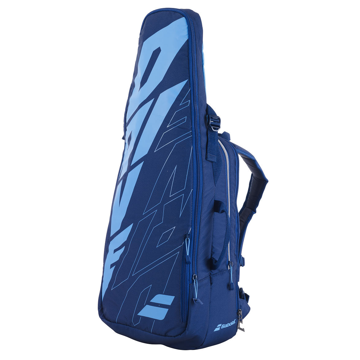 Babolat Pure Drive Backpack 3 Pack Tennis Racquet Bag - Blue/Navy - Perfect for Tennis Players & Coaches - Durable Gear for Tournaments & Training Sessions