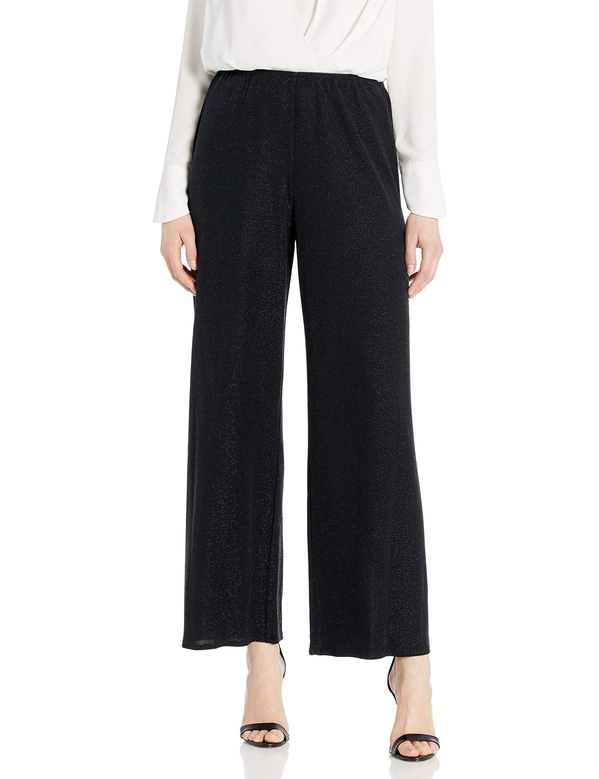 Alex Evenings Women's Straight Leg Dress Pants - Elegant Formal Trousers for Mother of The Bride, Wedding Guest & Special Occasions (Petite & Regular Sizes) | Perfect for Weddings, Parties, Cocktail Events & Office Wear
