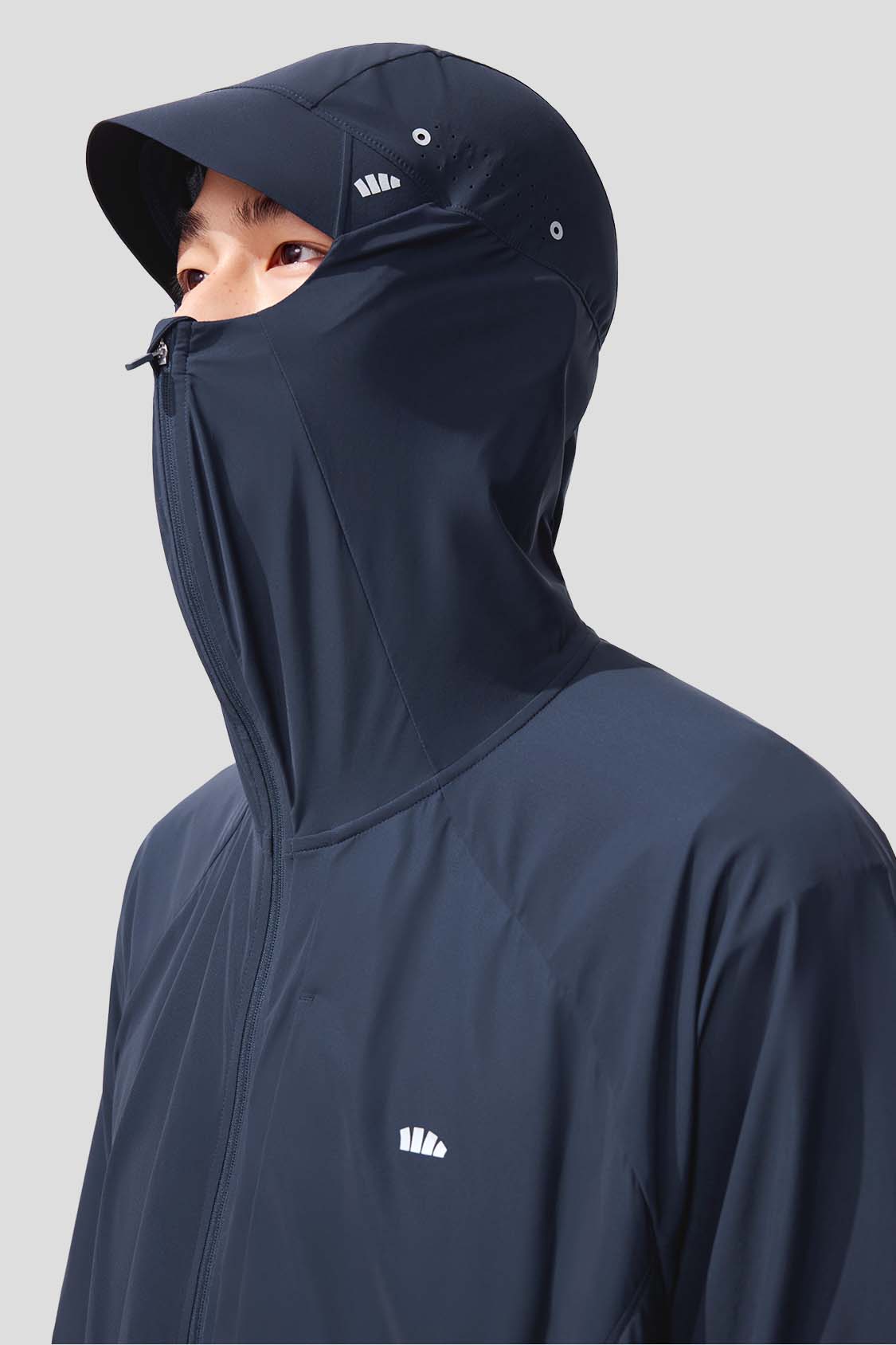 Aero Men's Ultra Light Cooling Sports Sun Jacket UPF100+ - Breathable Sun Protection for Running, Hiking & Outdoor Activities