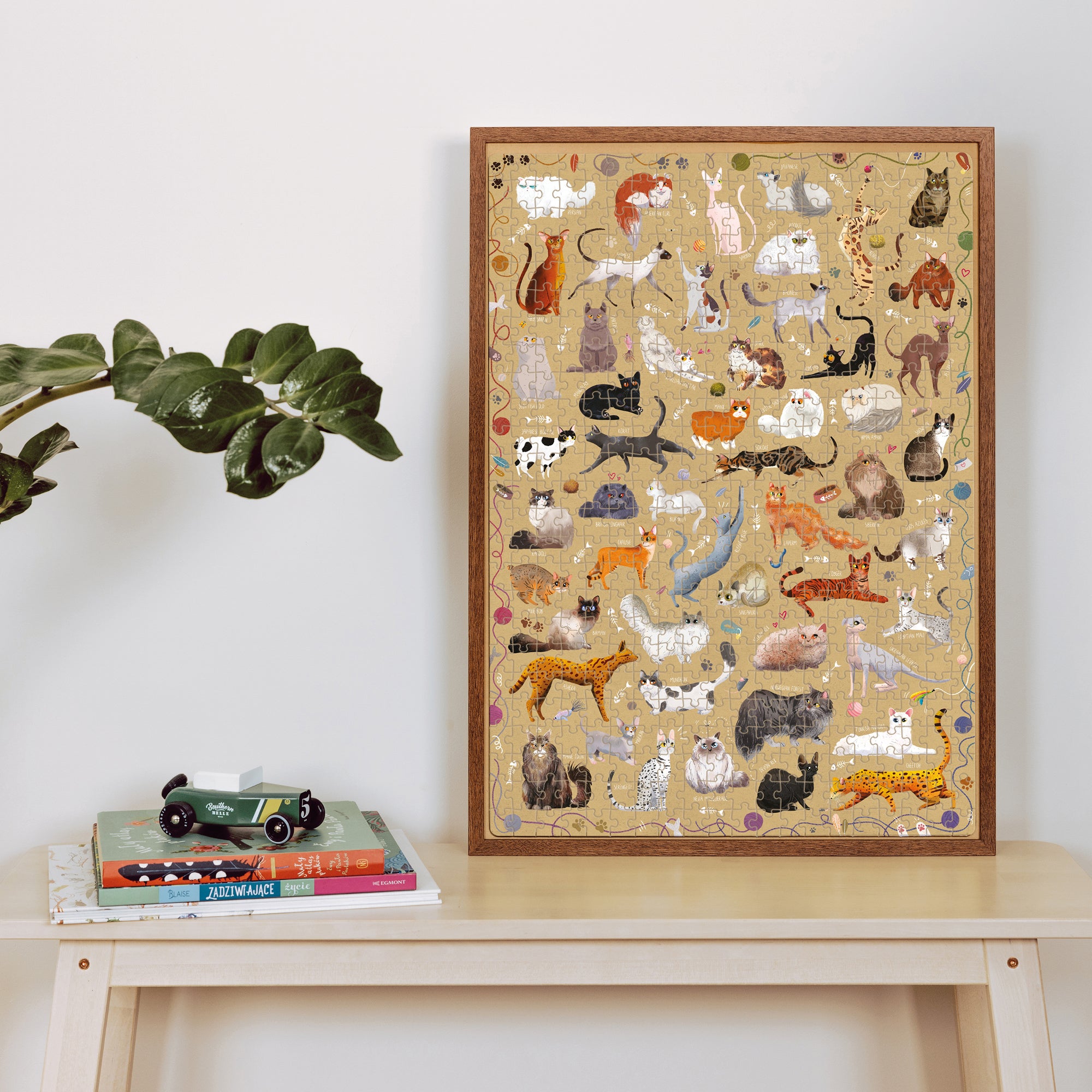 Banana Panda Puzzlove Cats 500 Piece Jigsaw Puzzle - Fun Family Activity & Home Decor for Cat Lovers