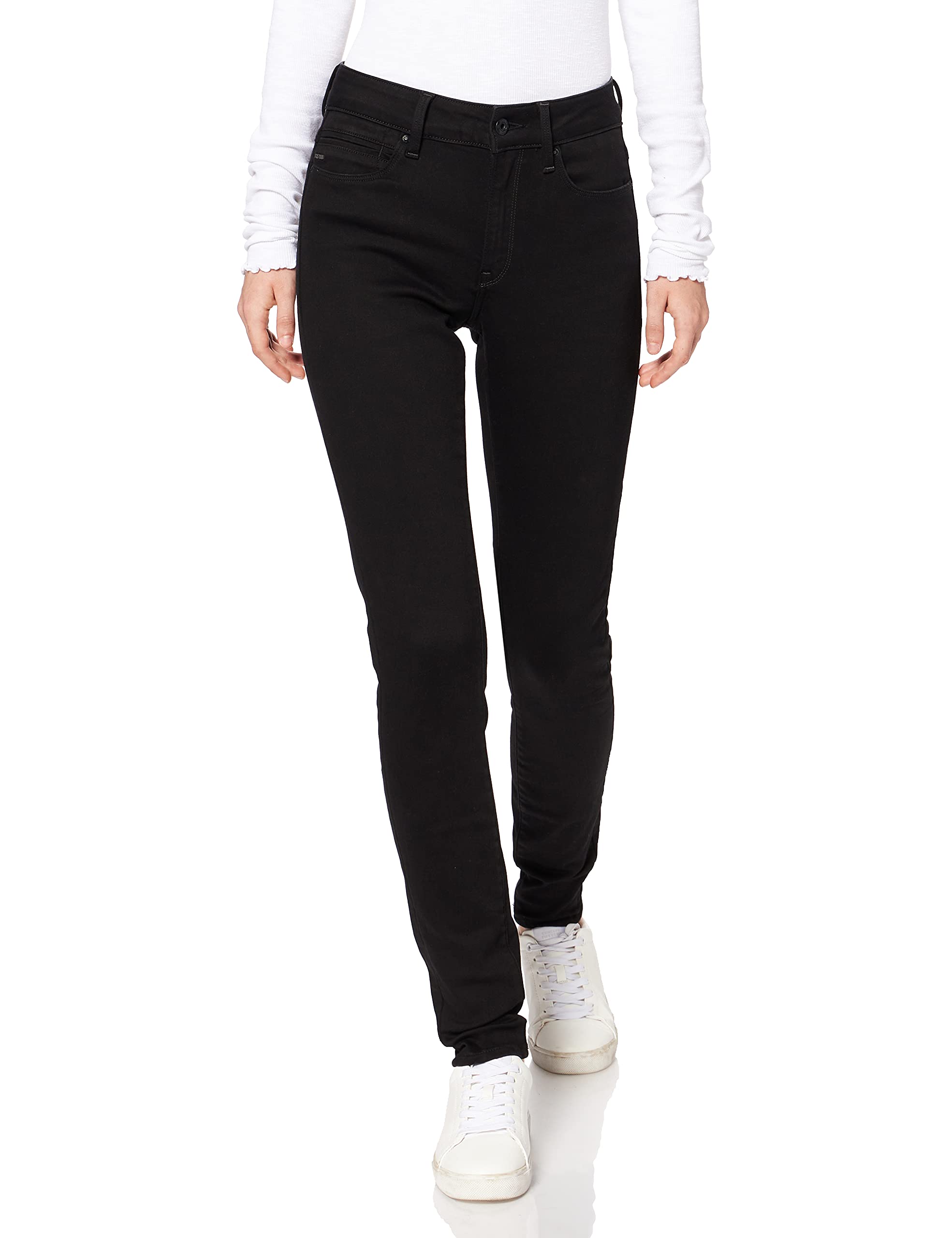 G-STAR RAW Women's High Rise Super Skinny Jeans - Stretch Denim Pants for Slim Fit & Comfort | Perfect for Casual Outfits, Night Out & Everyday Wear