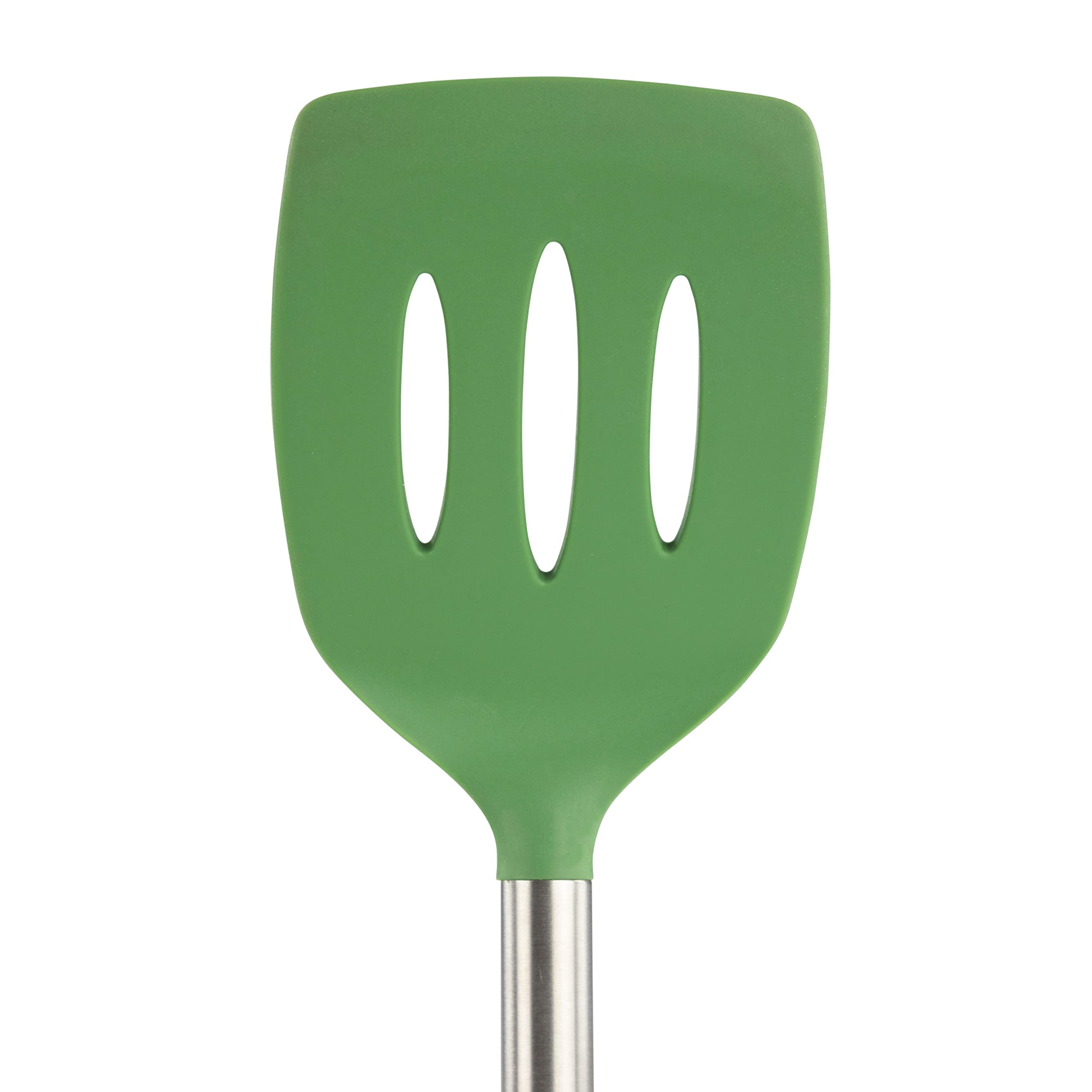 Tovolo 6-Piece Silicone Kitchen Utensil Set for Cooking, Baking & Meal Prep - Heat Resistant, Non-Scratch, Dishwasher Safe - Perfect for Spaghetti, Pesto & Salad Making