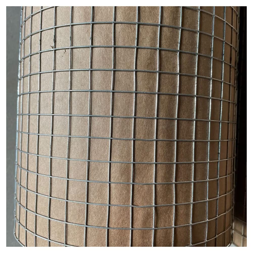 1/2 Inch 304 Stainless Steel Hardware Cloth - Heavy Duty Wire Mesh Fence for Chicken Coop, Garden Protection, and DIY Home Improvement (Silver, 0.8x3m) | Durable Animal Enclosure & Plant Guard Solution