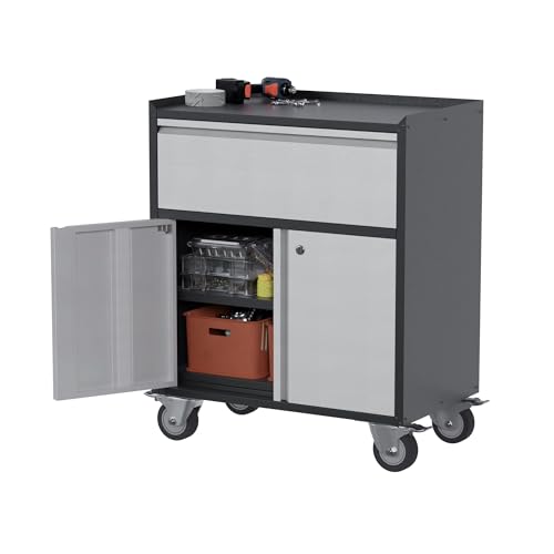 1 Drawer&2 Door Black&gray