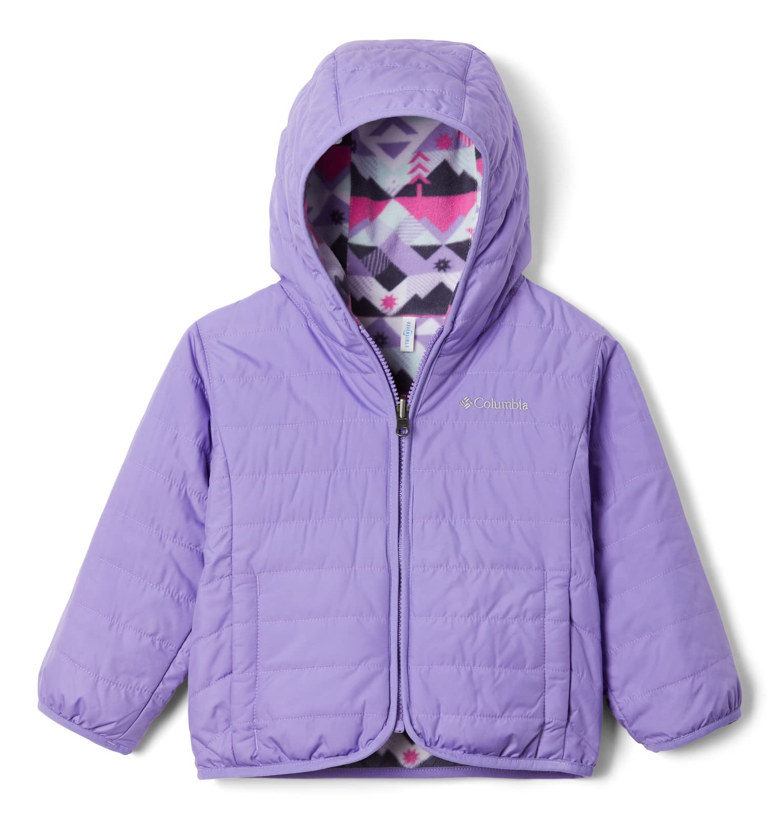 Columbia Baby Girls' Double Trouble Jacket - Waterproof & Insulated Winter Coat for Toddler Outdoor Play, Snow Day & Cold Weather Adventures