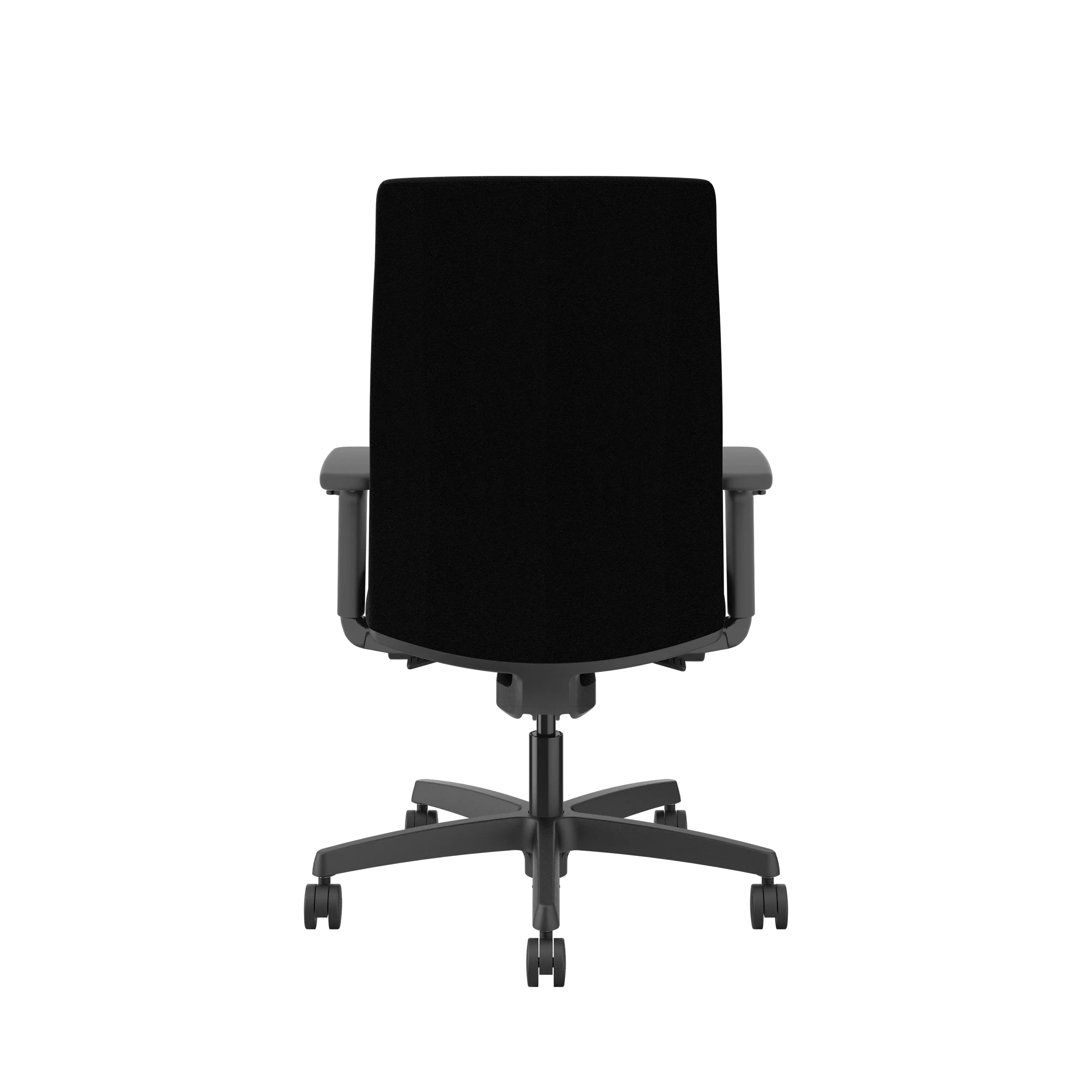 HON Ignition Upholstered Mid Back Office Chair - Ergonomic Mesh Task Chair with Adjustable Lumbar Support for Home & Office Workspace - Perfect for Long Hours of Computer Work and Video Conferencing