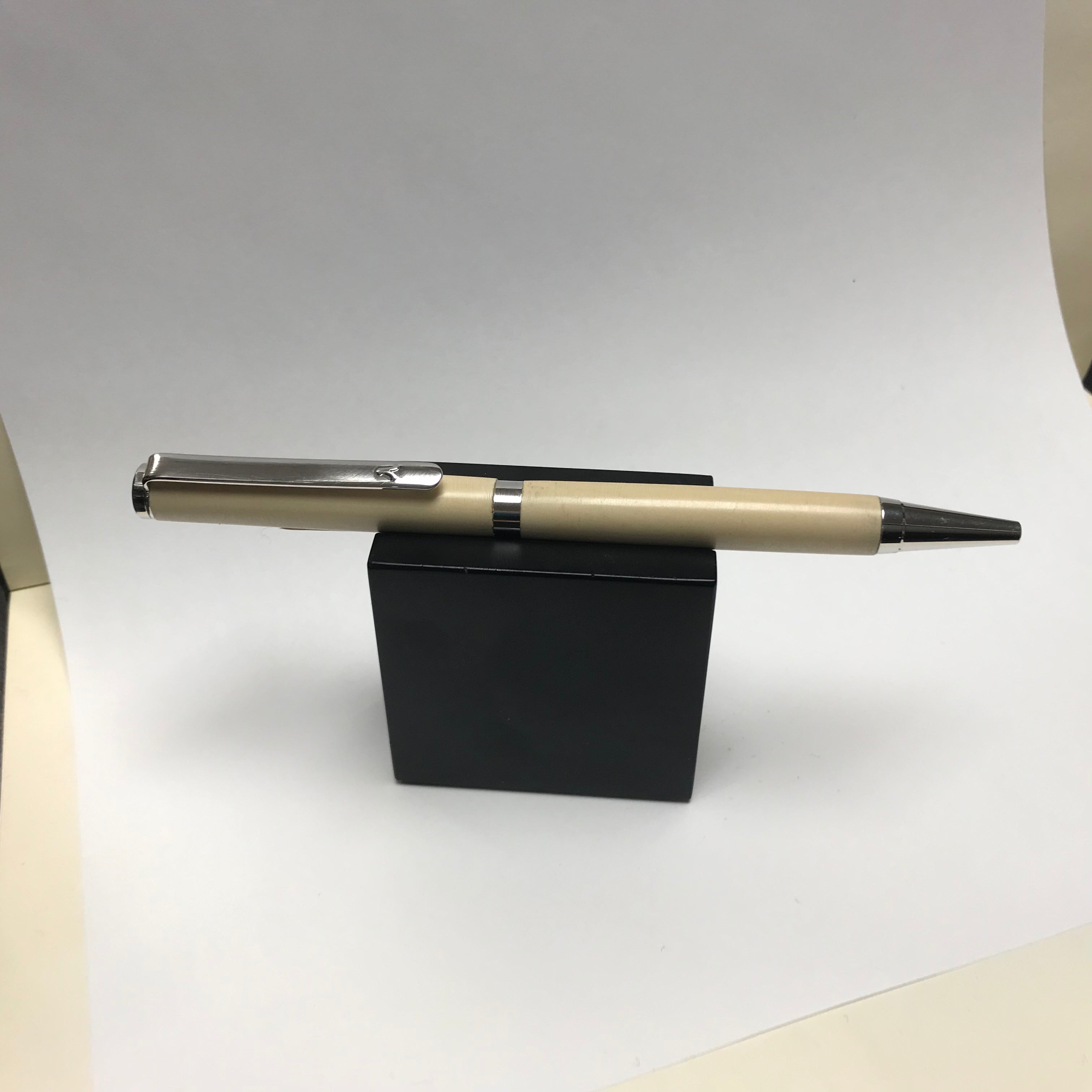Austin Reed Lambda Ballpoint Pen - Premium Stainless Steel Rollerball for Smooth Writing - Perfect for Office, Business, and Everyday Use