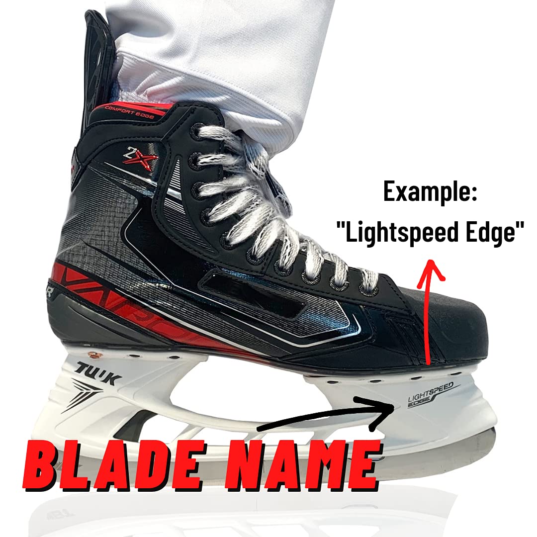 CCM Speedblade 4.0 Replacement Hockey Skate Blades - Mirror Finish Stainless Steel - Perfect for Ice Skating Training & Competitive Play