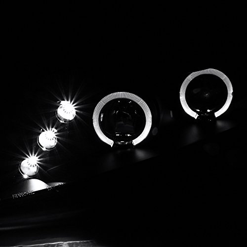 Spec-D Tuning 2LHP-CV064JM-TM Black Dual Halo LED Projector Headlights for Honda Civic 4D - High Performance Lighting Upgrade for Night Driving & Custom Car Styling