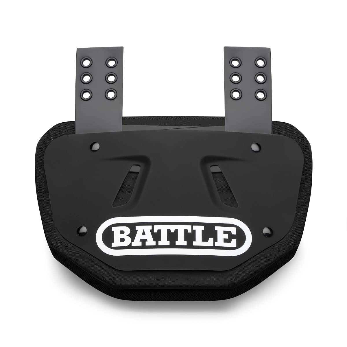 Battle Sports Football Back Plate – Hard Shell Lower Back Protector with Contoured Foam for Youth, Kids & Adults | High-Impact Protection for Football, Rugby & Contact Sports | Lightweight & Comfortable for Training & Games